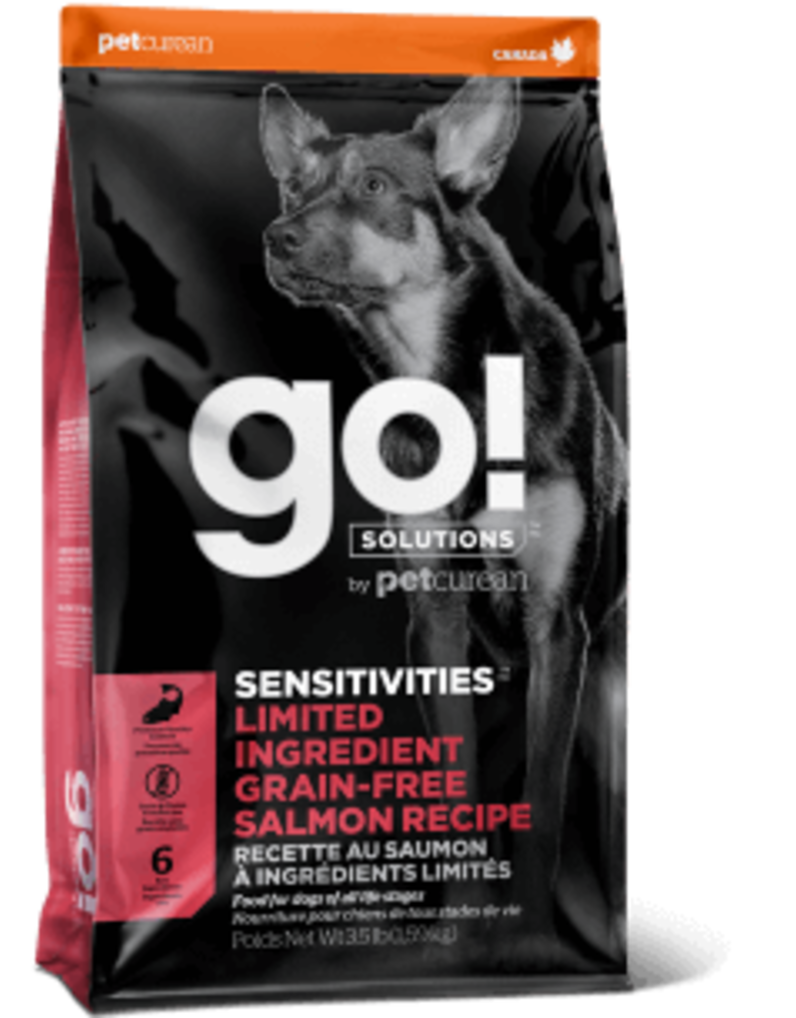 Petcurean Go! Sensitivities LID S.G. Saumon