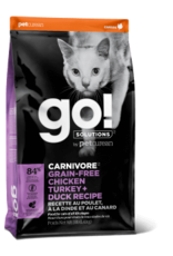 Petcurean Go! Carnivore S.G. Poulet/Dinde/Canard (Chat)