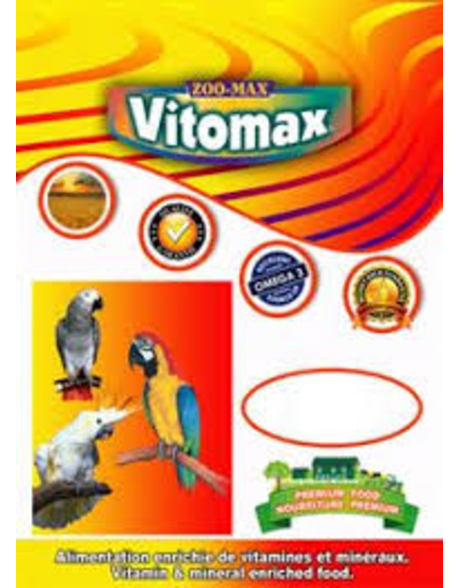 Zoo-Max Vitomax Nourriture Perroquet 3.3lbs