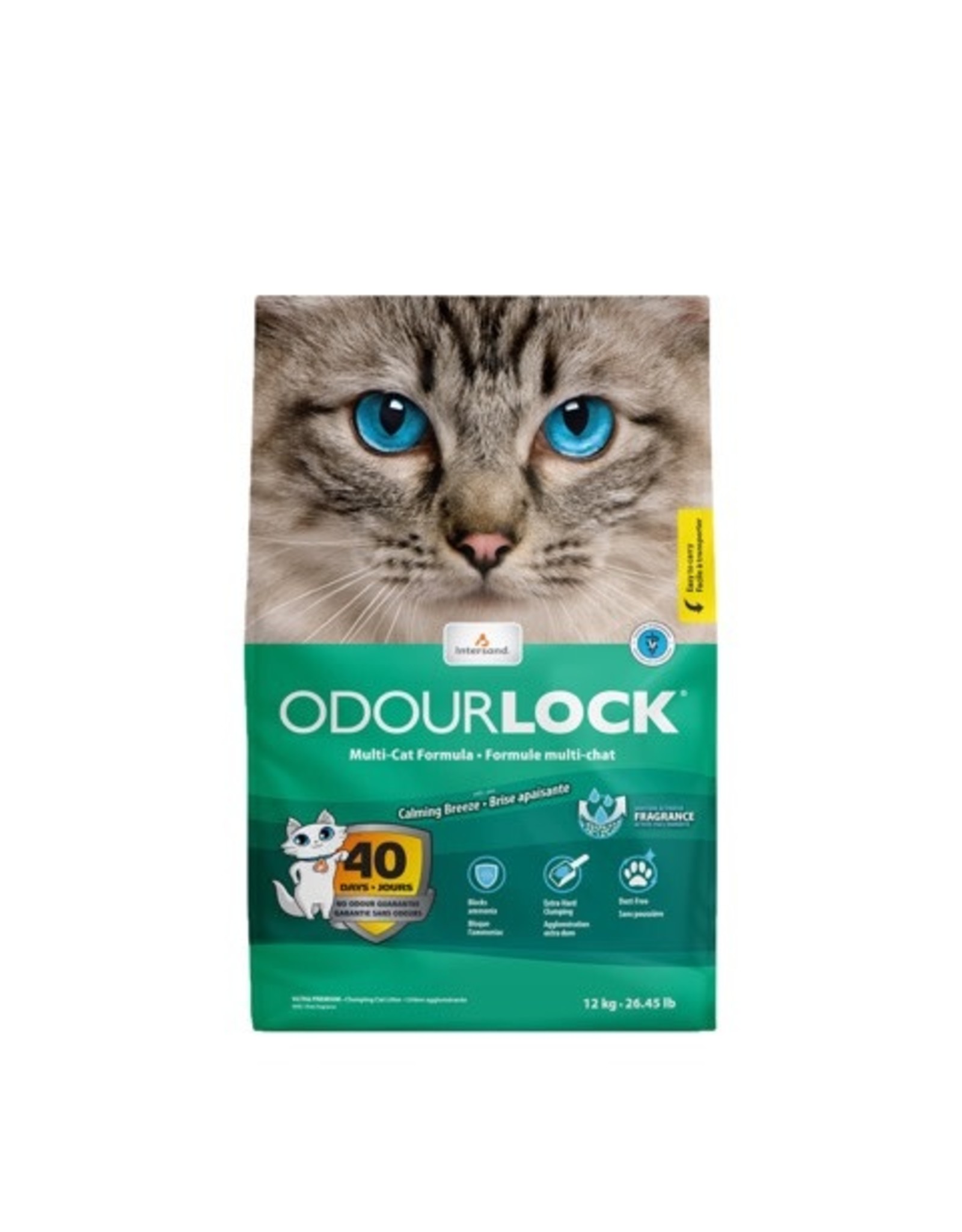 Intersand Litière Odourlock Brise Apaisante 12kg