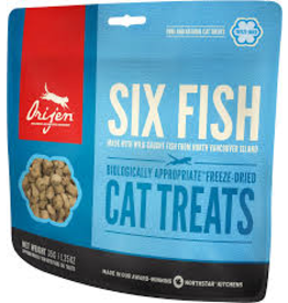 Orijen Orijen Gâteries Six Fish 35g (Chat)