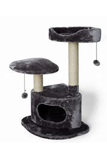 Bud's Bud'z arbre à chat Condo 2 perchoirs gris 50*50*80.5cm