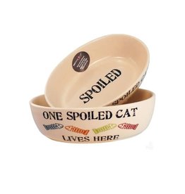 Petrageous Petrageous bol One Spoiled Cat Oval 6.5"