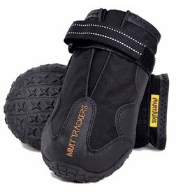 MuttLuks MuttTrackers noir 1 (XXS-XS) paquet de 2 bottes