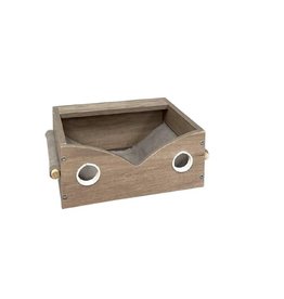 Bud's *DISC* Bud'z Perchoir mural cabine gris 40x33x15cm