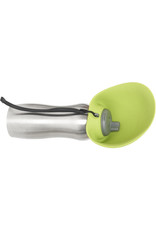 Messy Mutts *DISC* Messy Mutts Bouteille voyage stainless vert