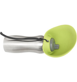 Messy Mutts *DISC* Messy Mutts Bouteille voyage stainless vert