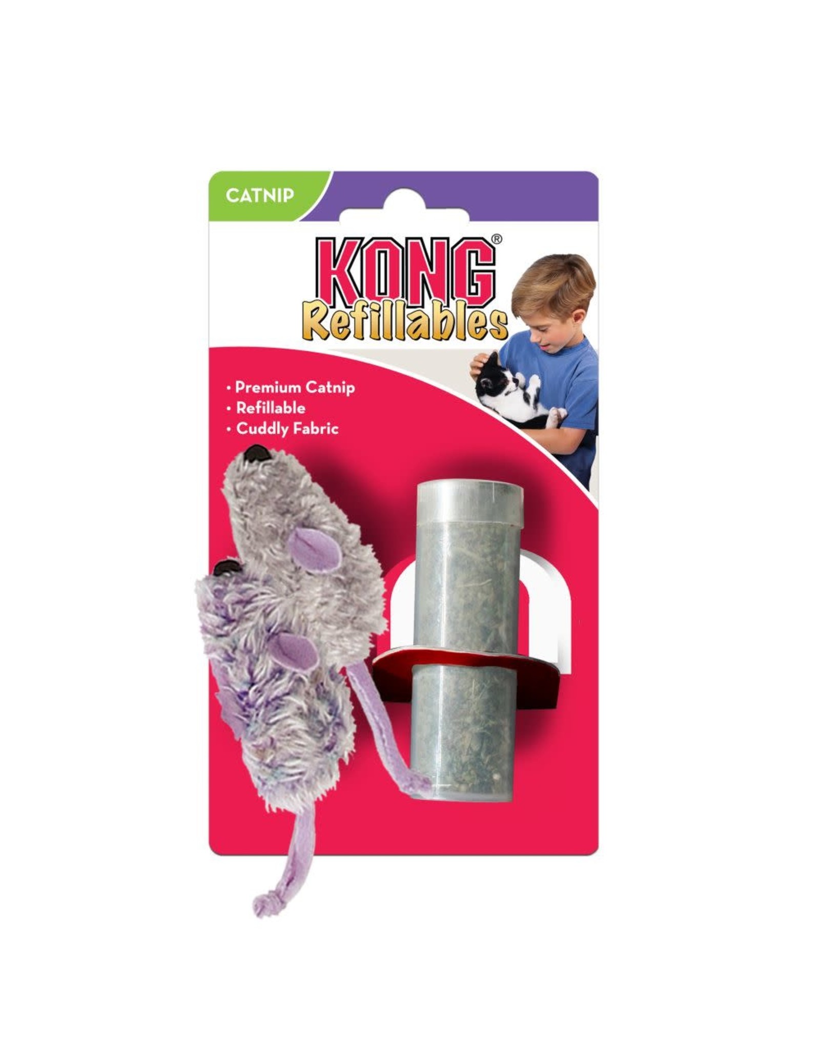 kong *DISC* Kong Refillables souris (Pqt.2)