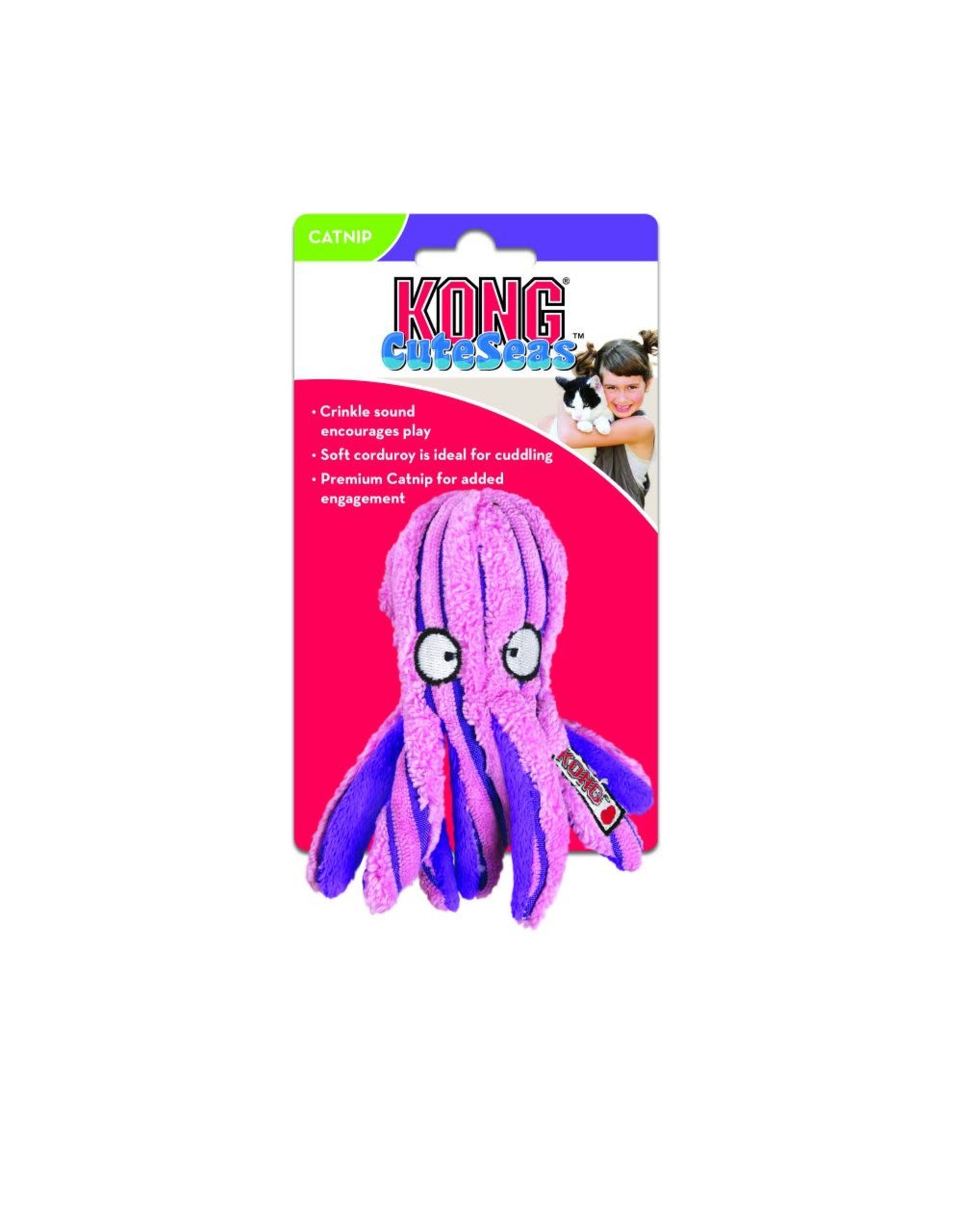 kong *DISC* Kong Cuteseas octopus (catnip)