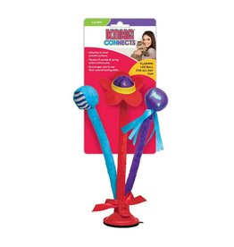 kong *DISC* Kong Connects Bat'N Spring (catnip)