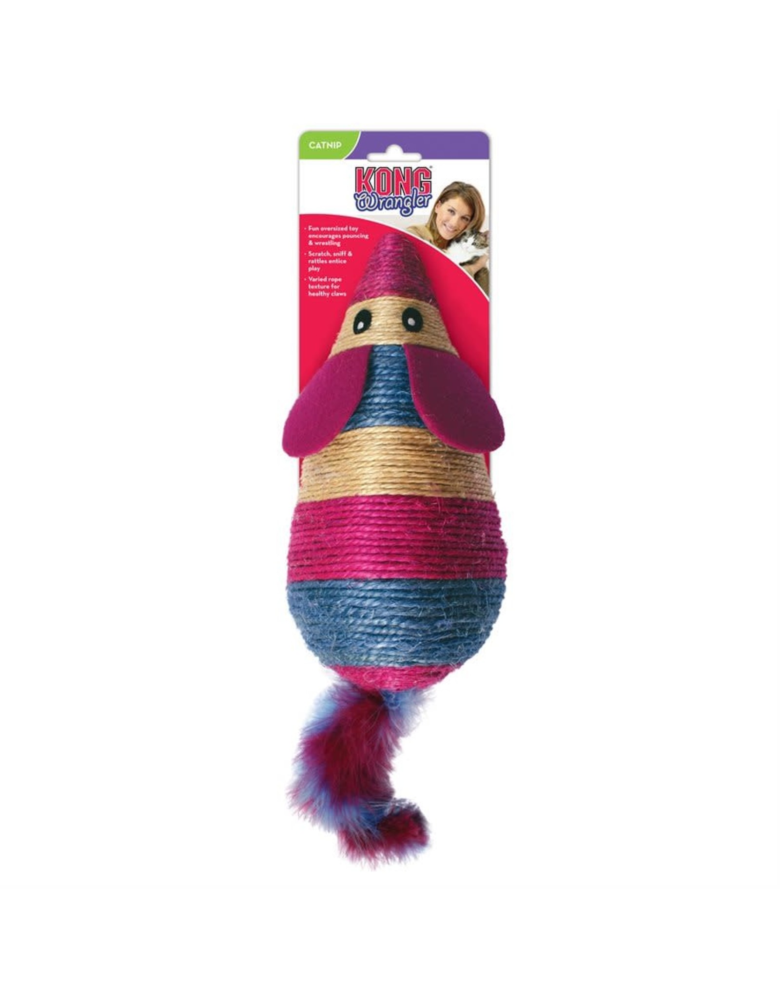 kong *DISC* Kong Wrangler scratch mouse