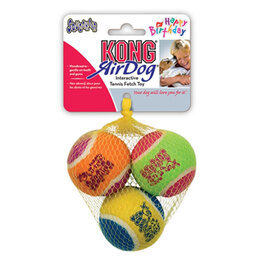 kong Kong Squeakair birthday ball M (Pqt.3)