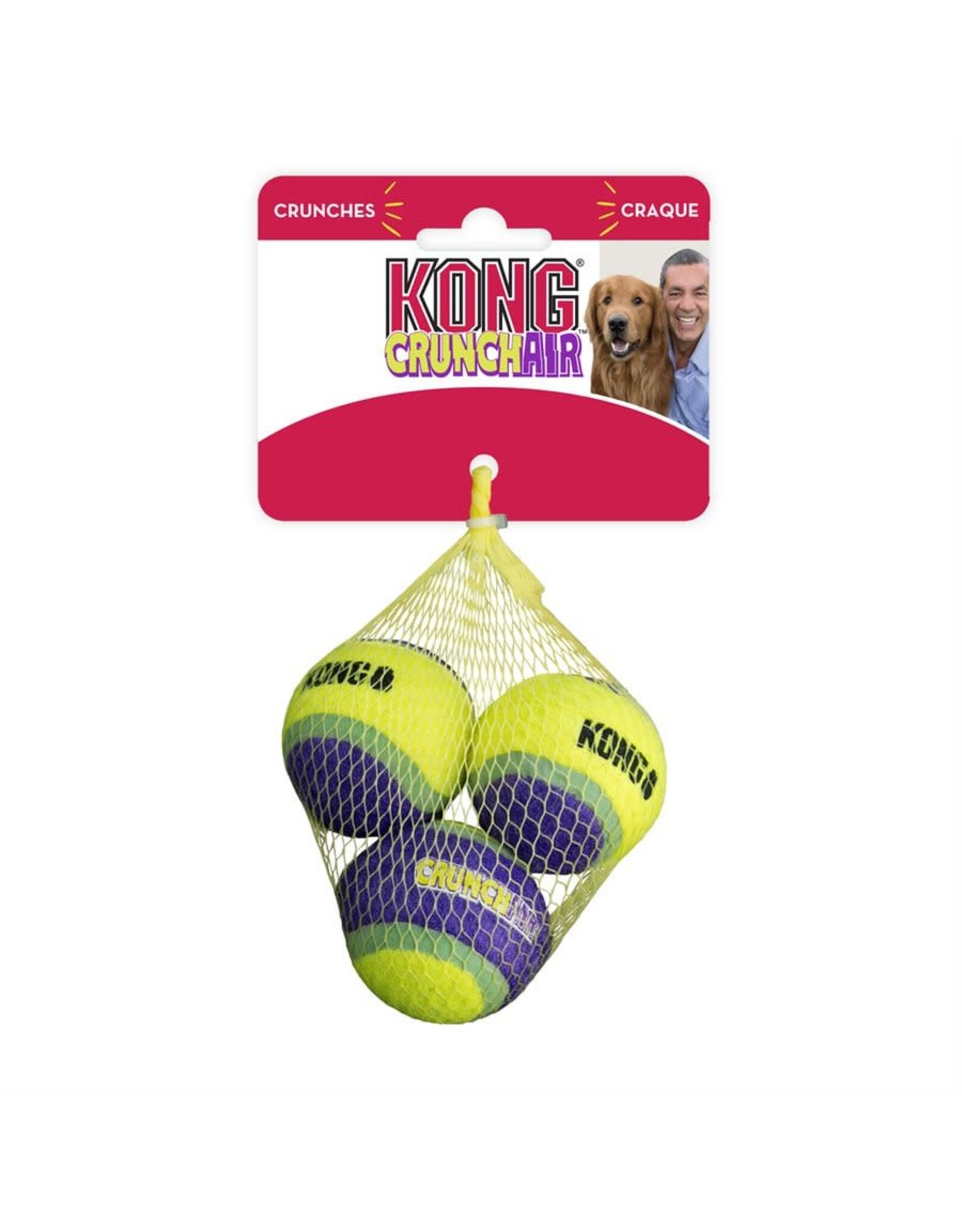 kong Kong Crunchair ball M (Pqt.3)