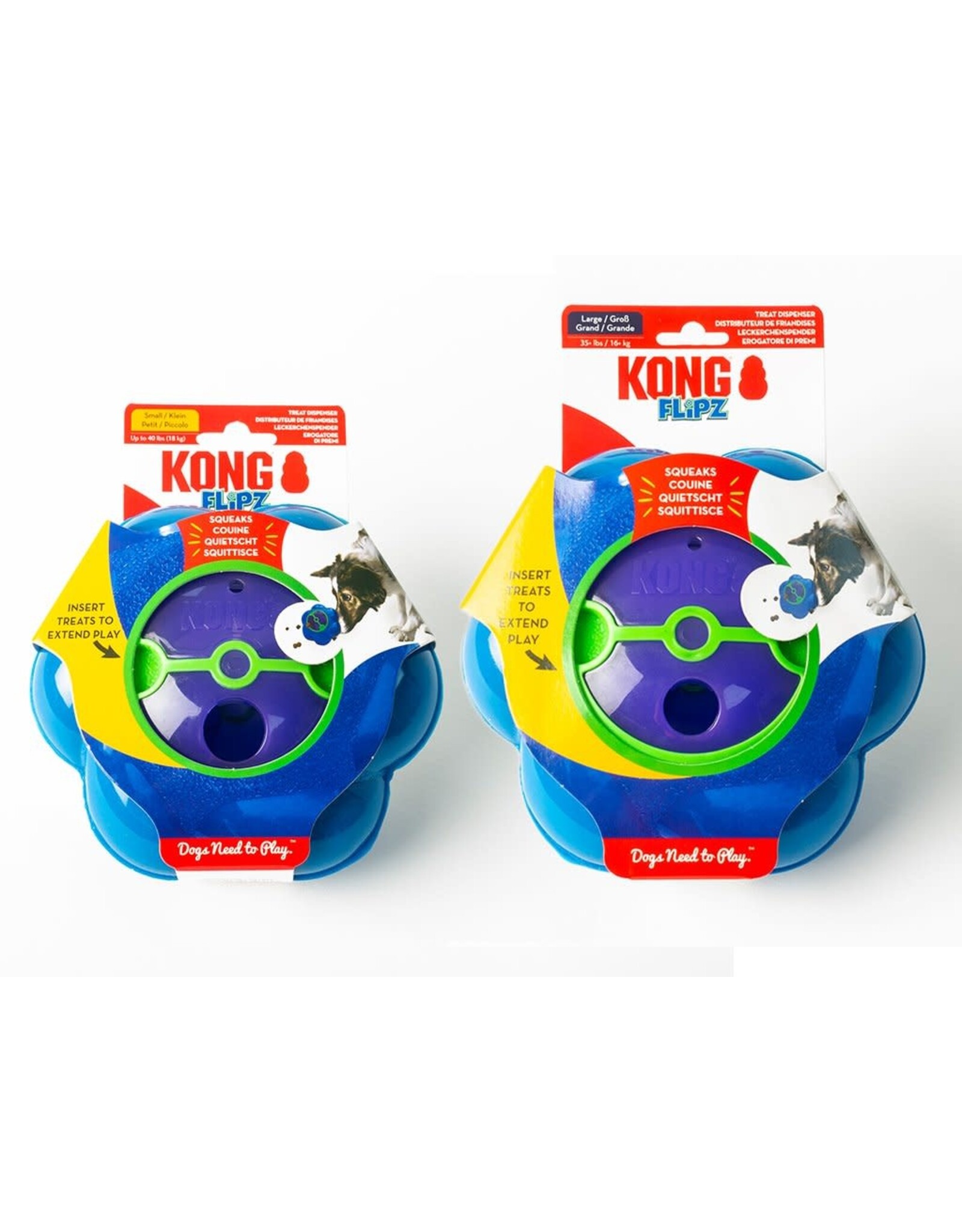 kong *DISC* Kong Flipz treat toy L