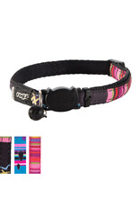 Rogz *DISC* Rogz Collier chat rayures Bleues