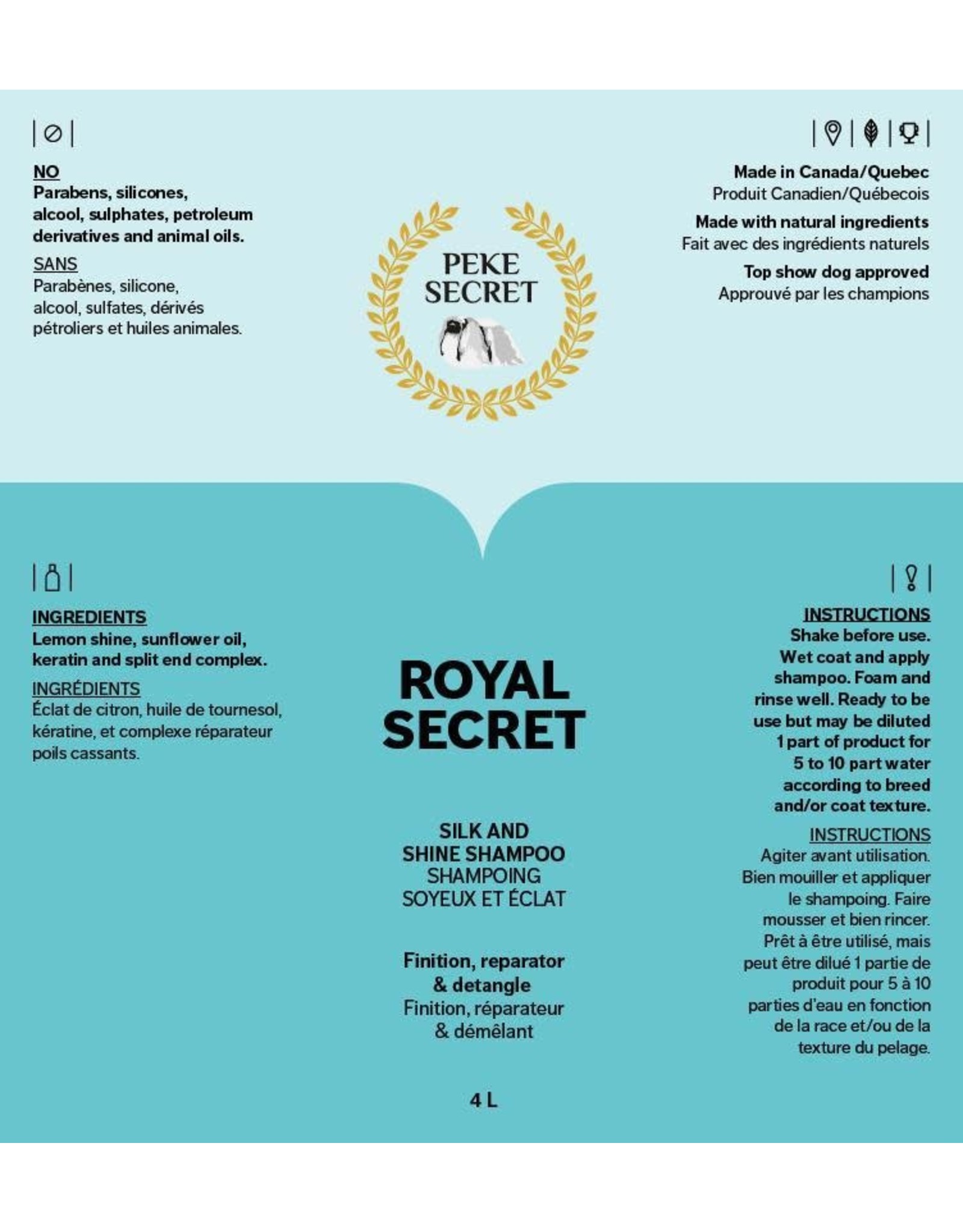 Peke Secret PEKE Royal Secret Shampoing 500ml