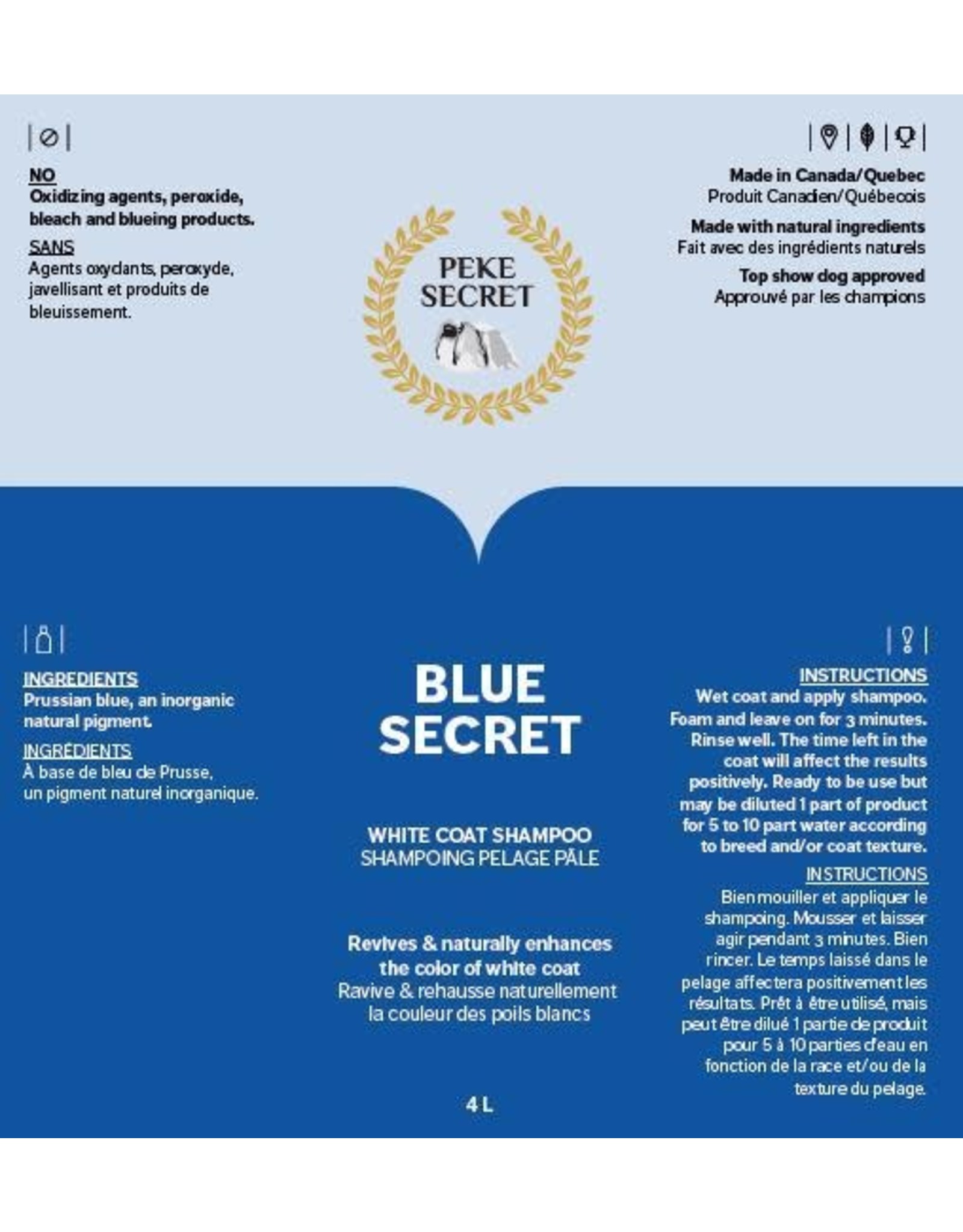 Peke Secret PEKE Blue Secret Shampoing 500ml