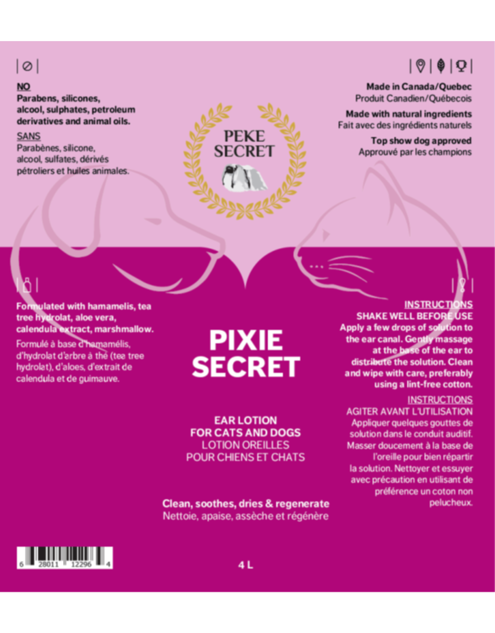 Peke Secret PEKE Pixie Secret Lotion oreilles 120ml