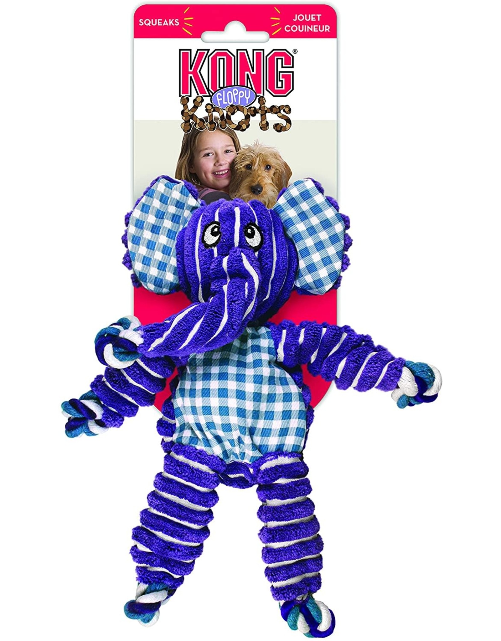 kong Kong Floppy Knots éléphant M/L