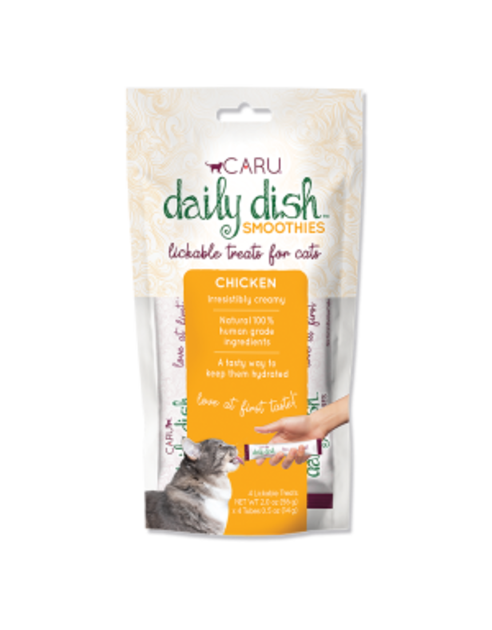 Caru Caru Smoothie Poulet chat (Pqt.4x 0.5oz)
