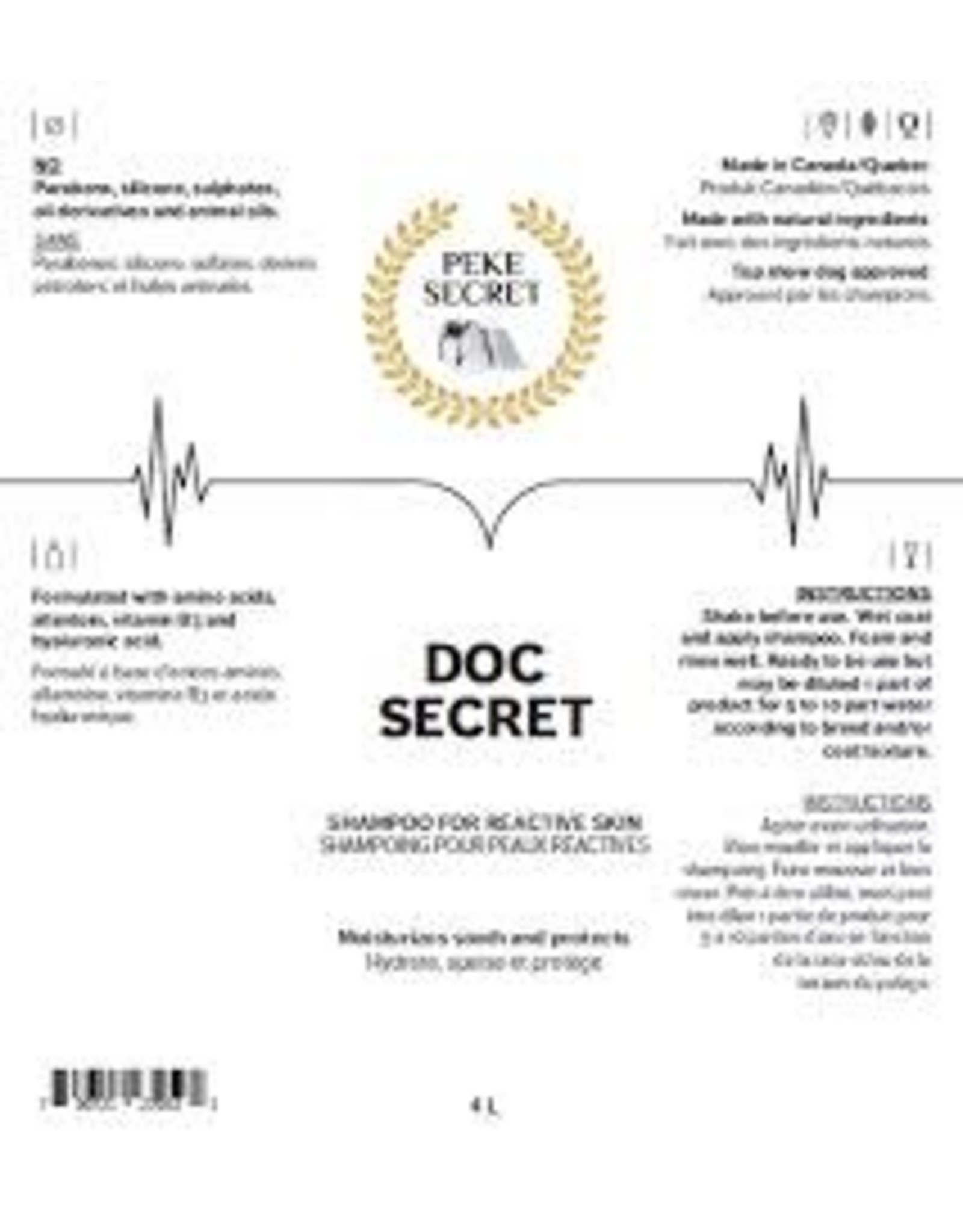 Peke Secret PEKE DOC Secret Shampoing 500ml