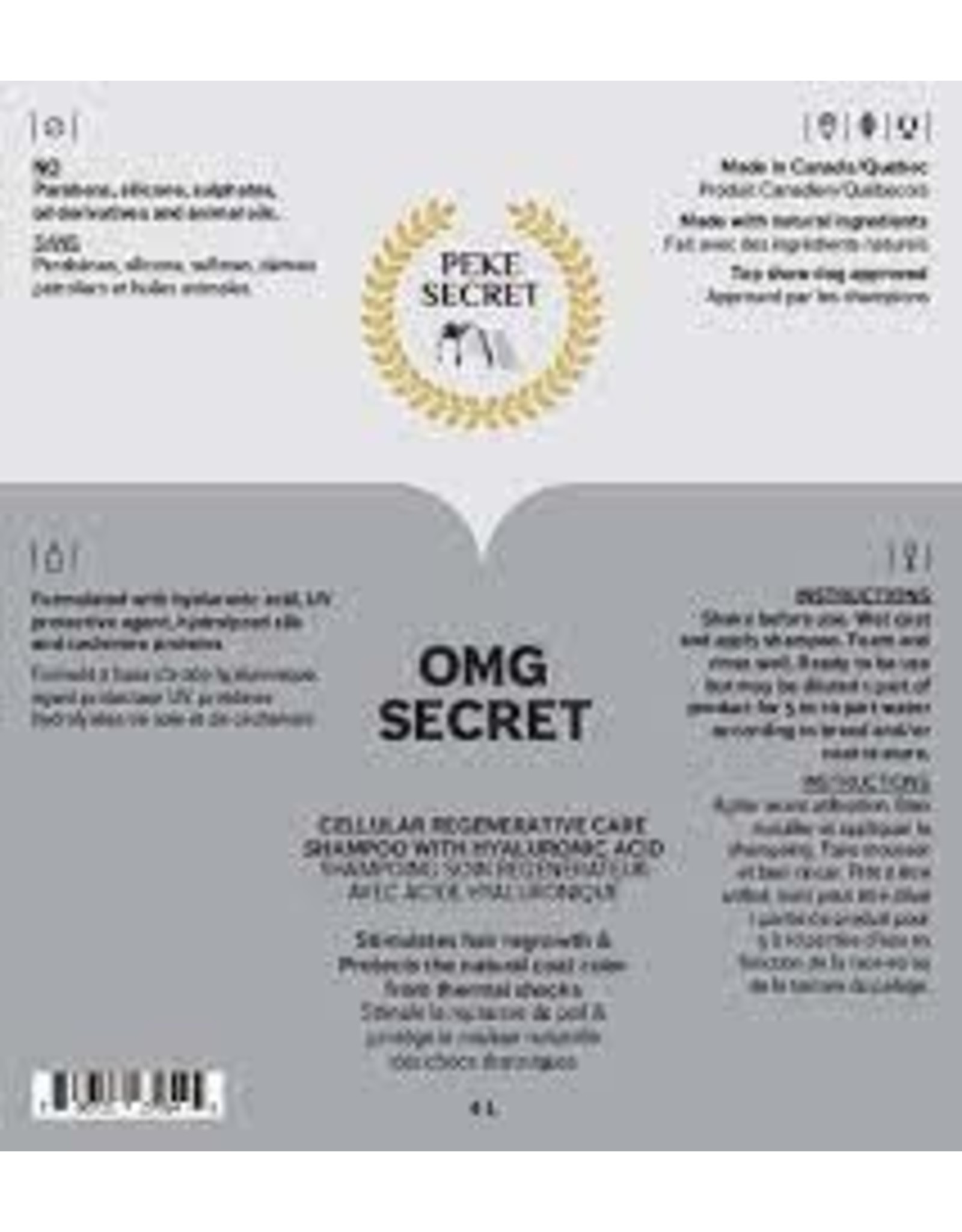 Peke Secret PEKE OMG Secret Shampoing 500ml