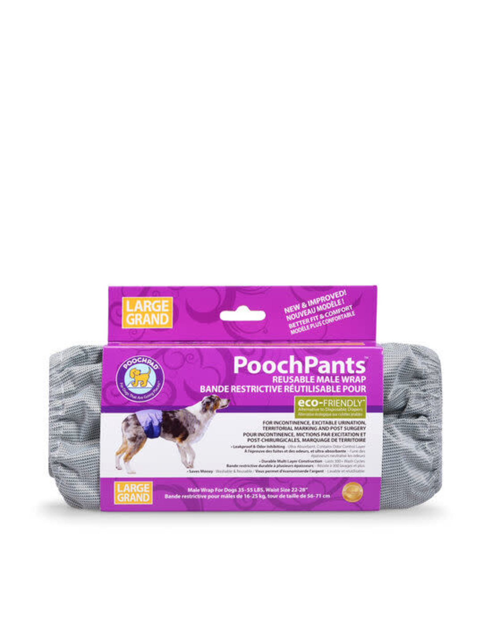 Poochpad Poochpants Bande restrictive XL (55-90lbs)