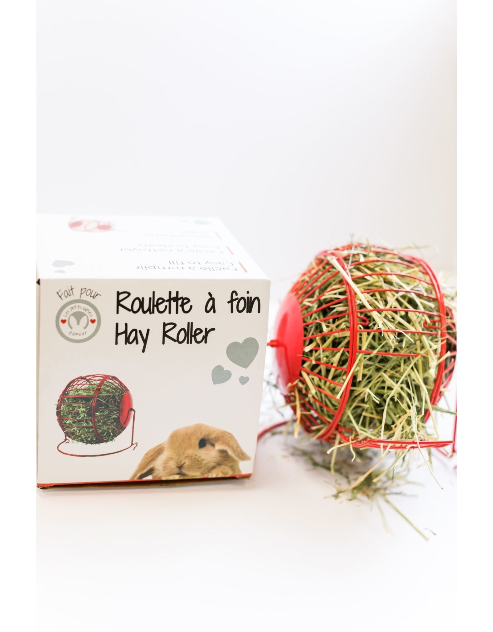 Petits Lapins d'amour roulette à foin