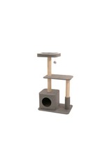 Bud's *DISC* Bud'z arbre à chat Soho avec condo gris 60x40x102.5cm