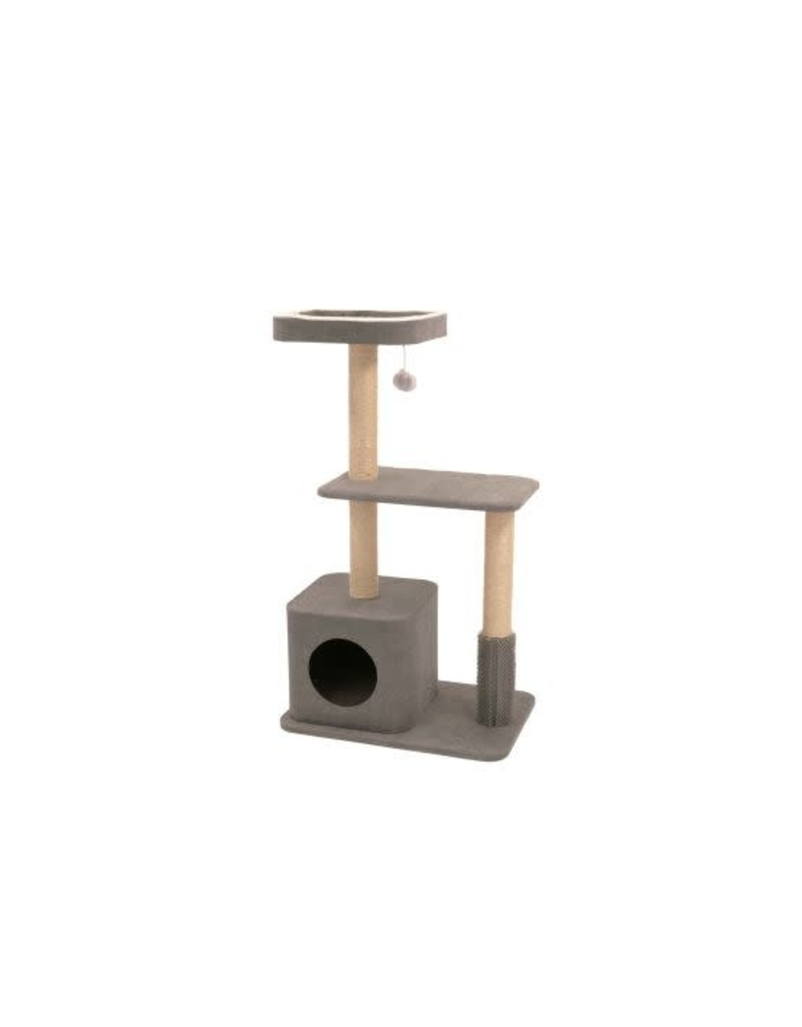 Bud's *DISC* Bud'z arbre à chat Soho avec condo gris 60x40x102.5cm