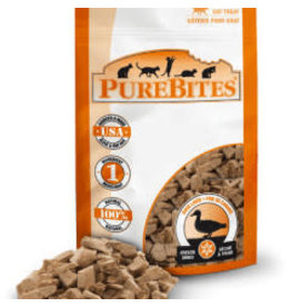 pure bites Purebites Gâteries foie Canard 30g (Chat)