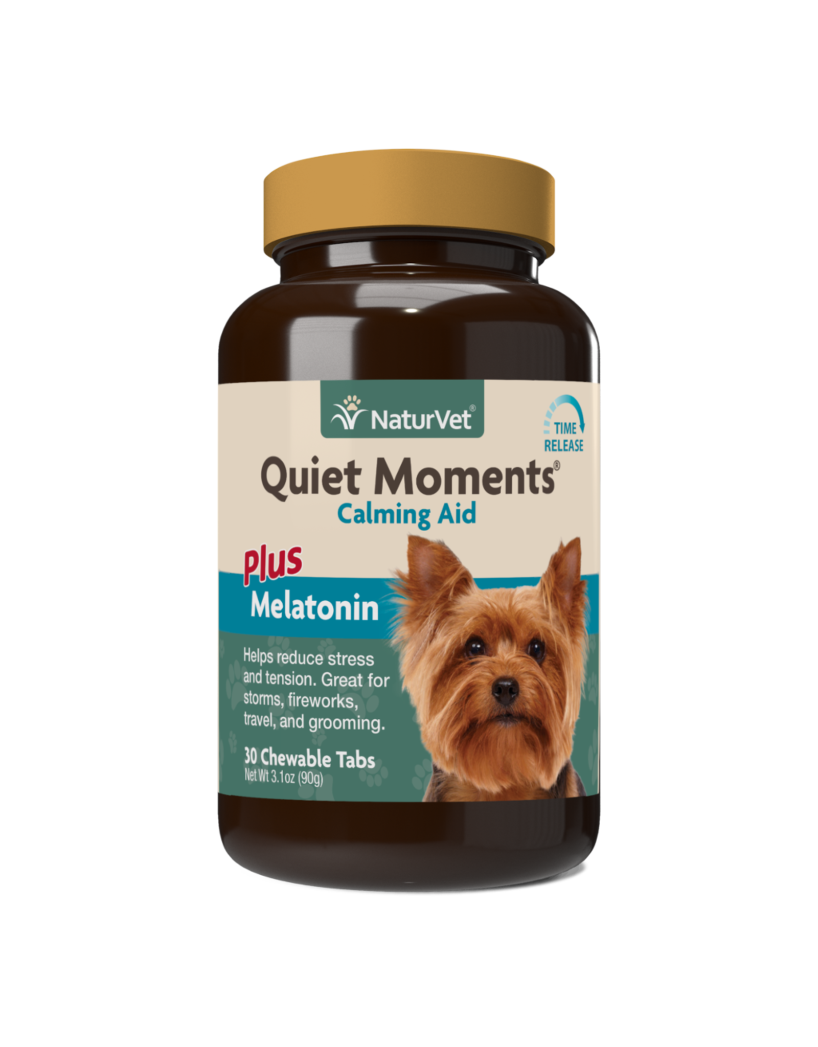 naturvet NaturVet Gâteries Quiet moments avec mélatonine 90g