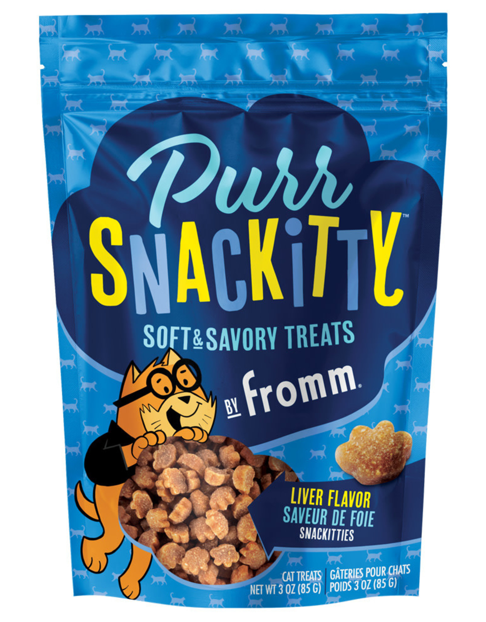 Fromm Fromm PurrSnackitty Gâteries tendres Foie 3oz (Chat)