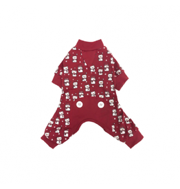 foufoudog *DISC* FFD Pyjamas Snowman rouge