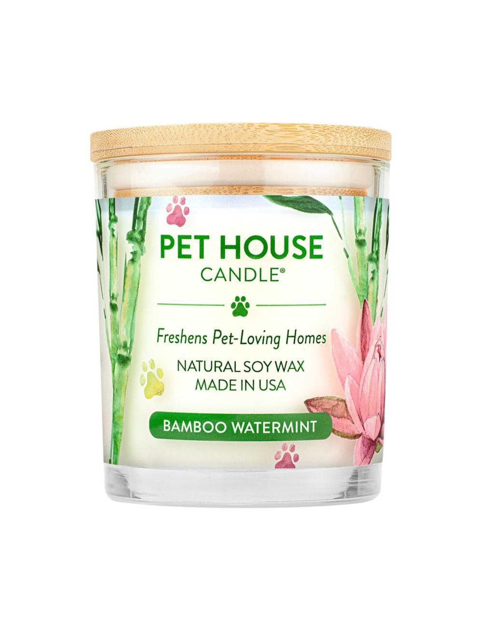 Pet House *DISC* Pet House chandelle Bambou et menthe 9oz