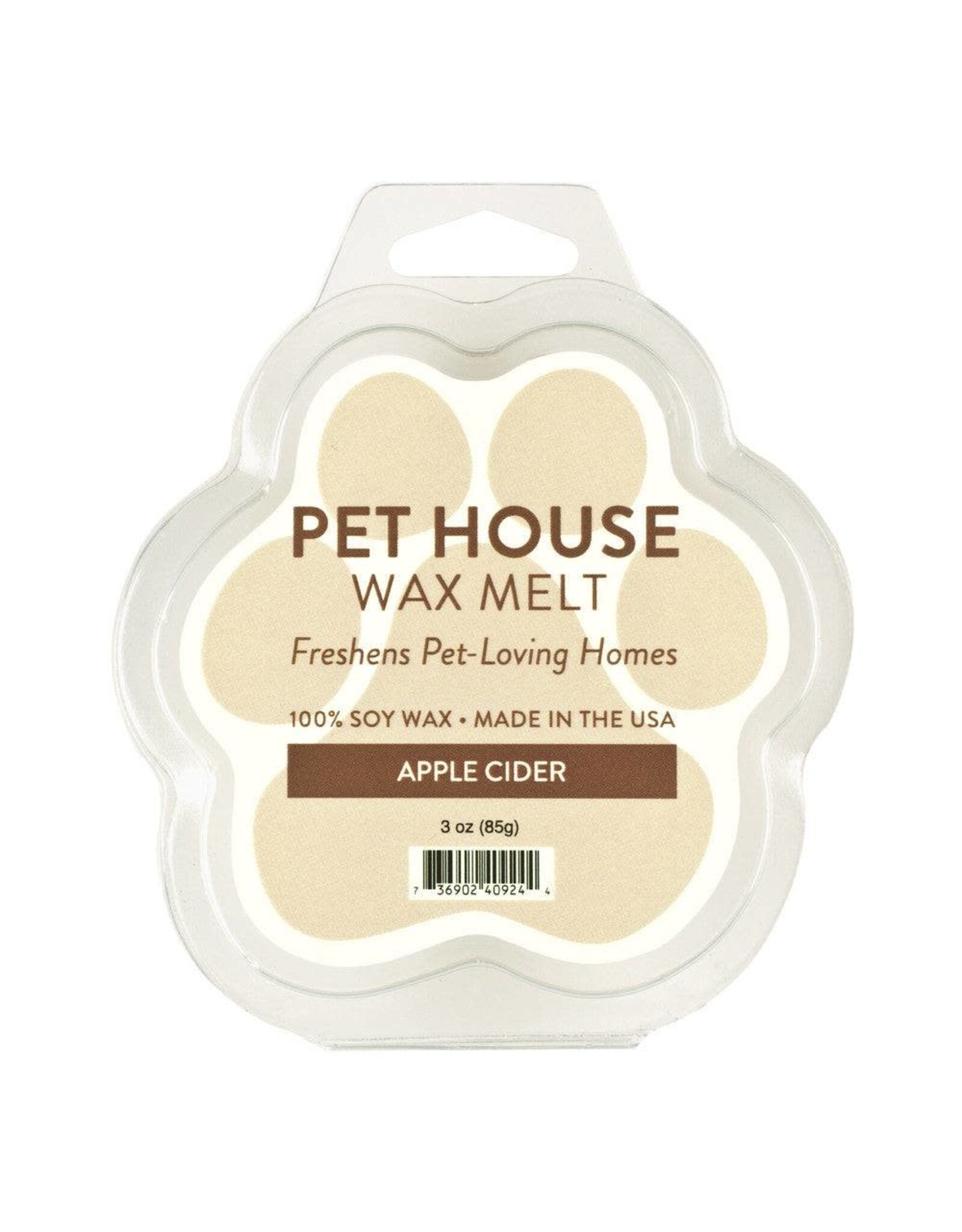 Pet House Pet House Wax Melt - Cidre de Pomme 3oz