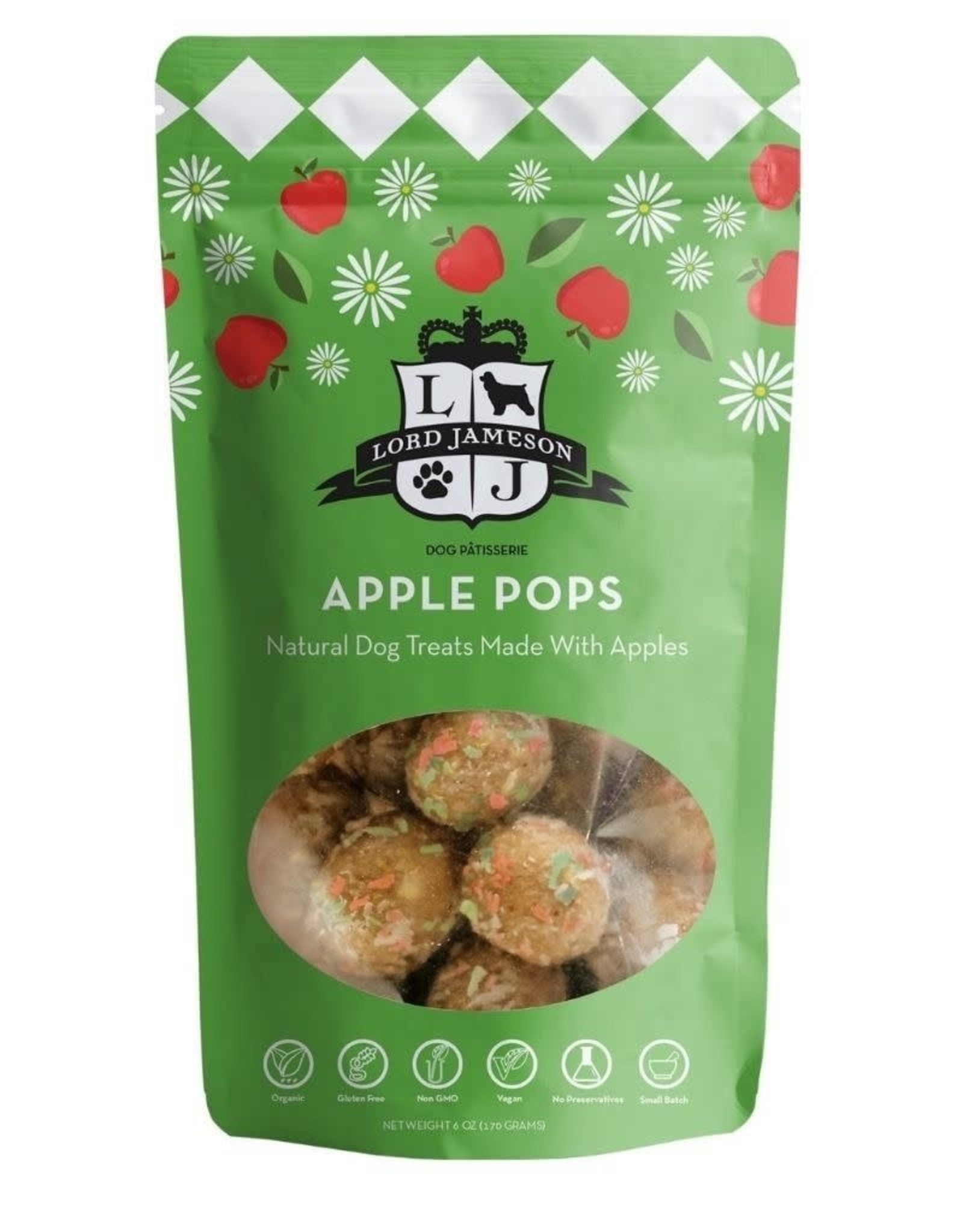 Lord Jameson *DISC* Lord Jameson Gâteries Organique Apple Pops 6oz