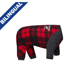 canada pooch Canada Pooch Pyjamas Frosty Fleece carotté rouge