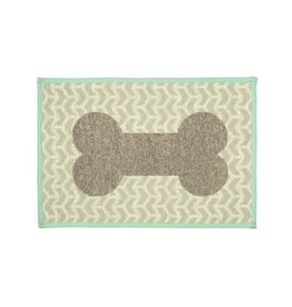 loving pets Loving Pets tapis pour bols os aqua 12.5''x19.25''