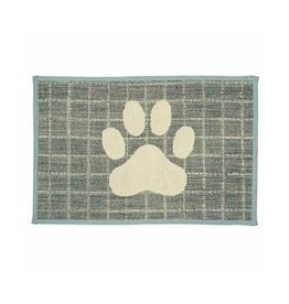 loving pets Loving Pets tapis pour bols patte à carreaux 12.5''x19.25''