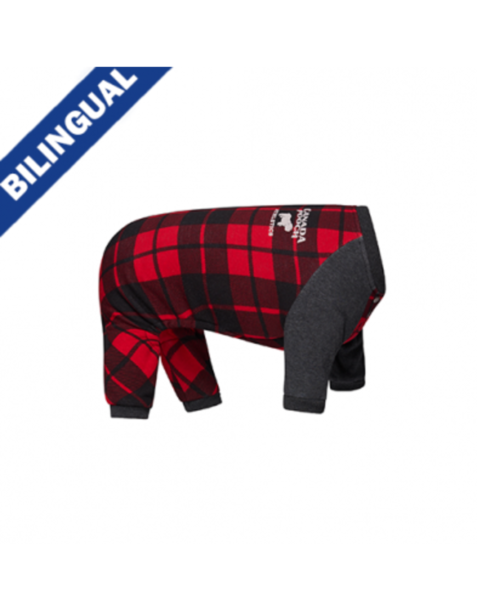 canada pooch Canada Pooch Pyjamas Frosty Fleece carotté rouge