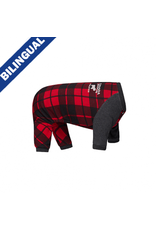 canada pooch Canada Pooch Pyjamas Frosty Fleece carotté rouge