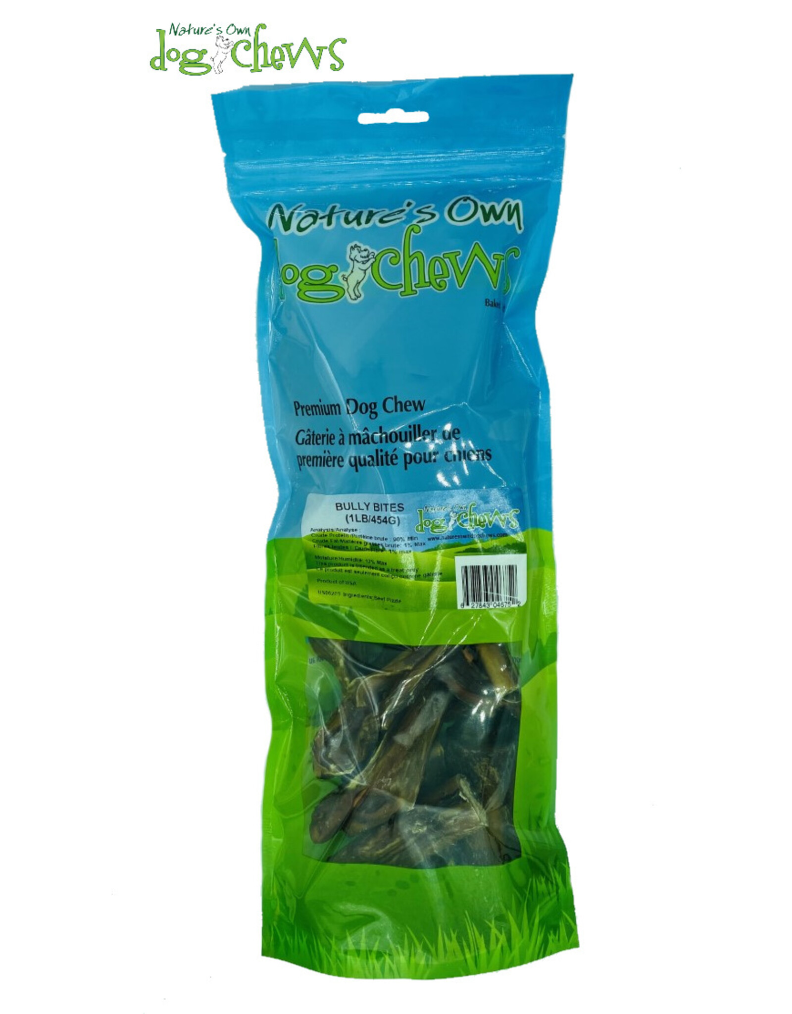 natures own dog chews Nature's Own Bully bites 1lb