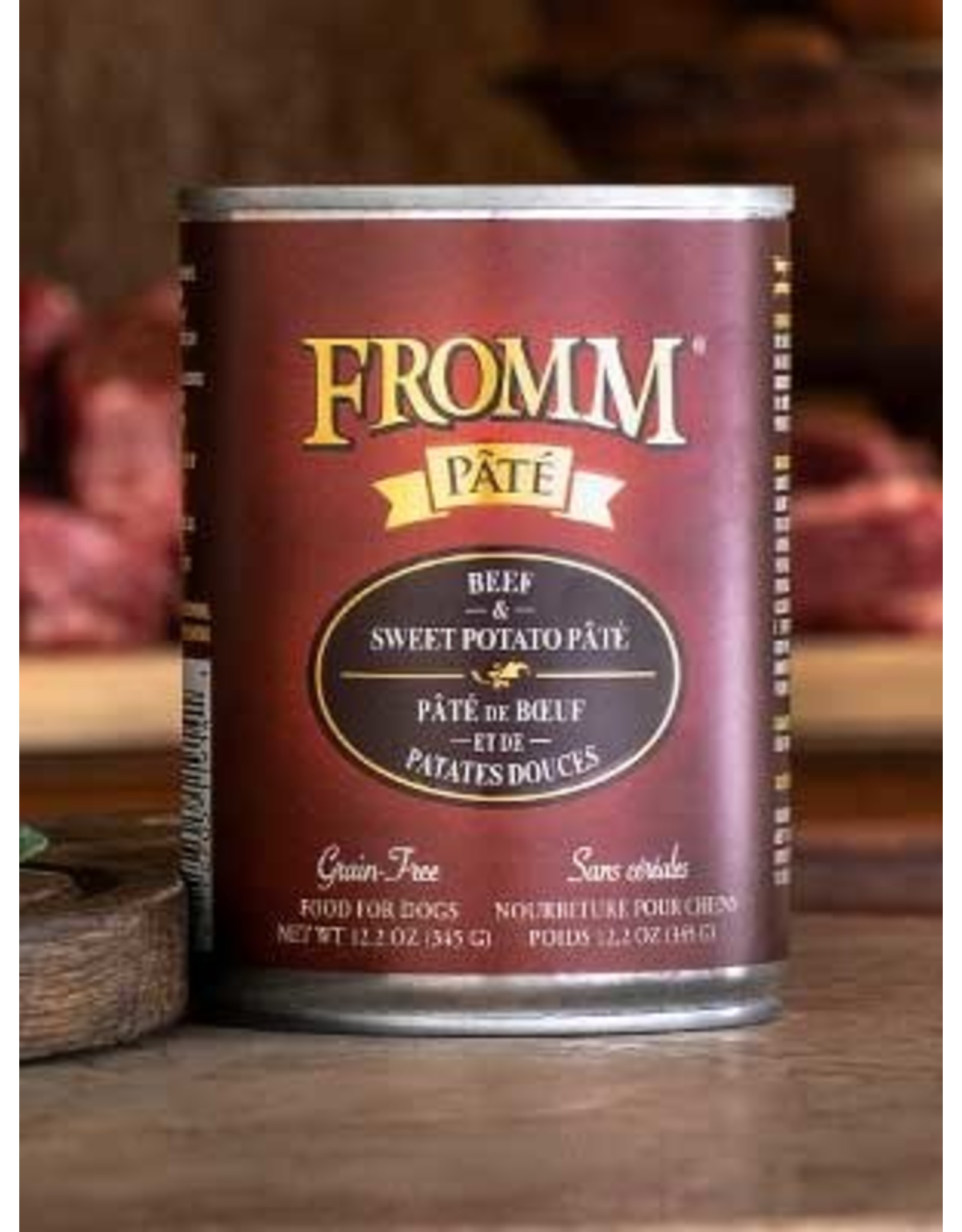 Fromm Fromm Pâté Boeuf & Patates Douces (S.G.) 12.2oz