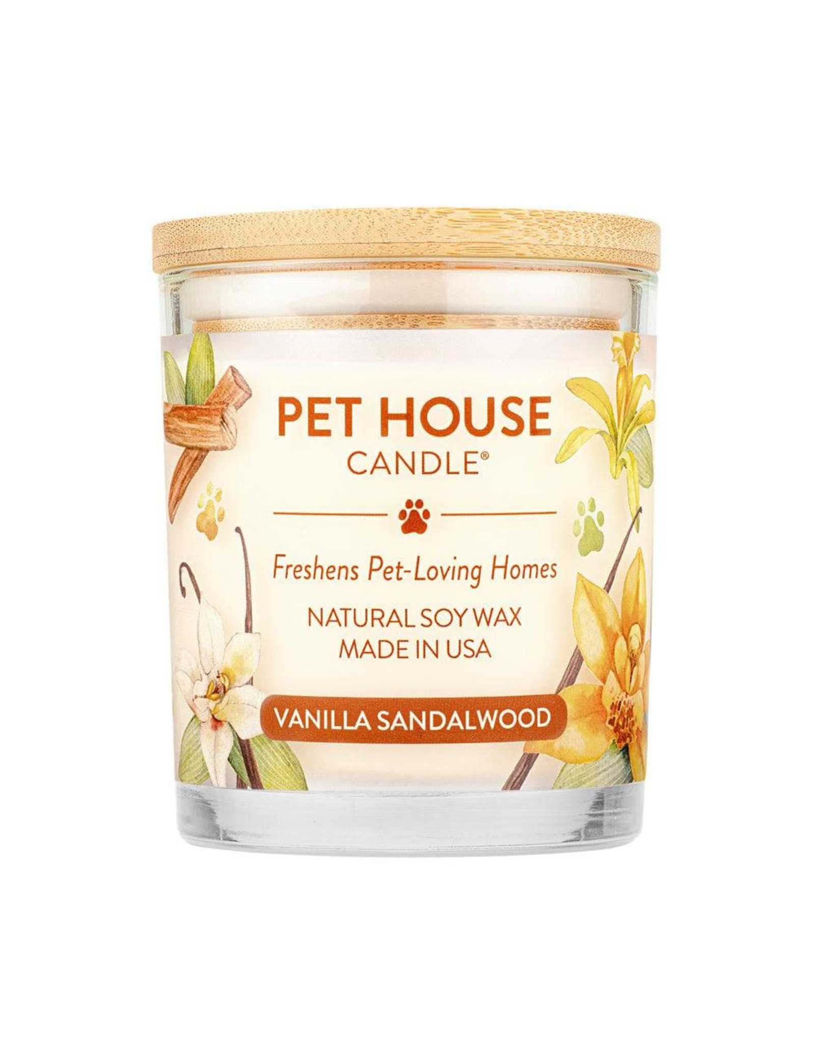 Pet House Pet House chandelle Vanilla SandalWood 9oz