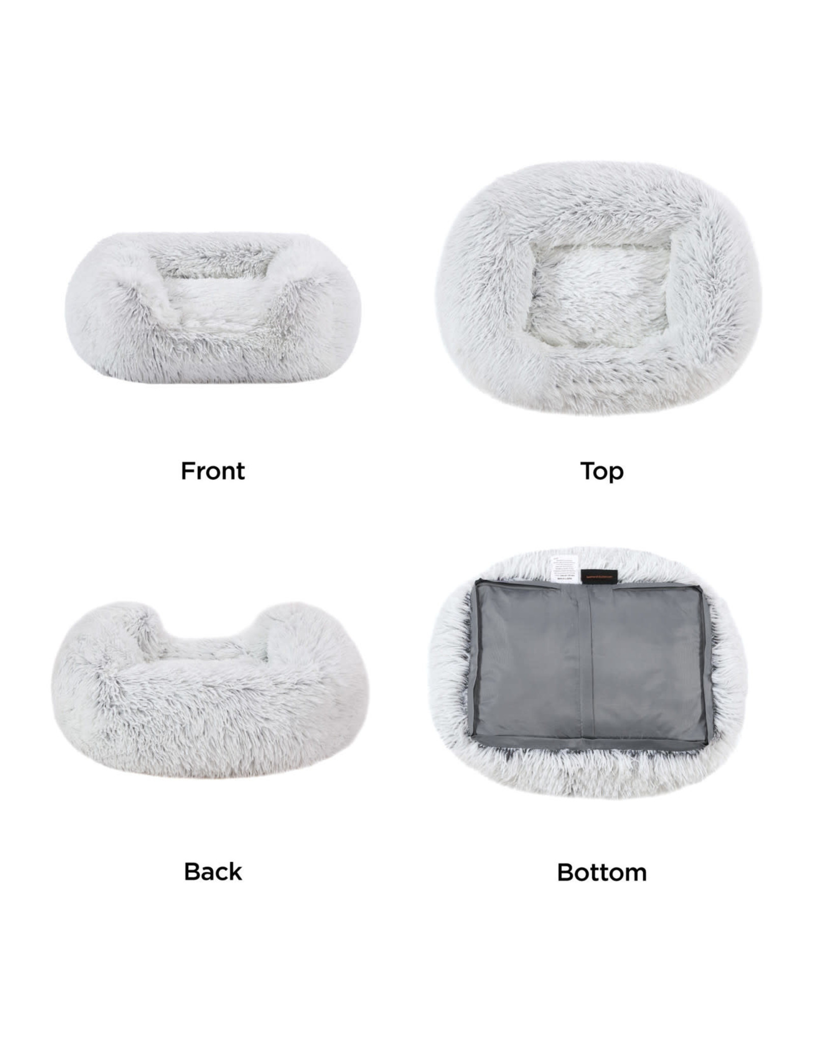 *DISC* BFBS Lounge Shag Bed Frost 20x15''