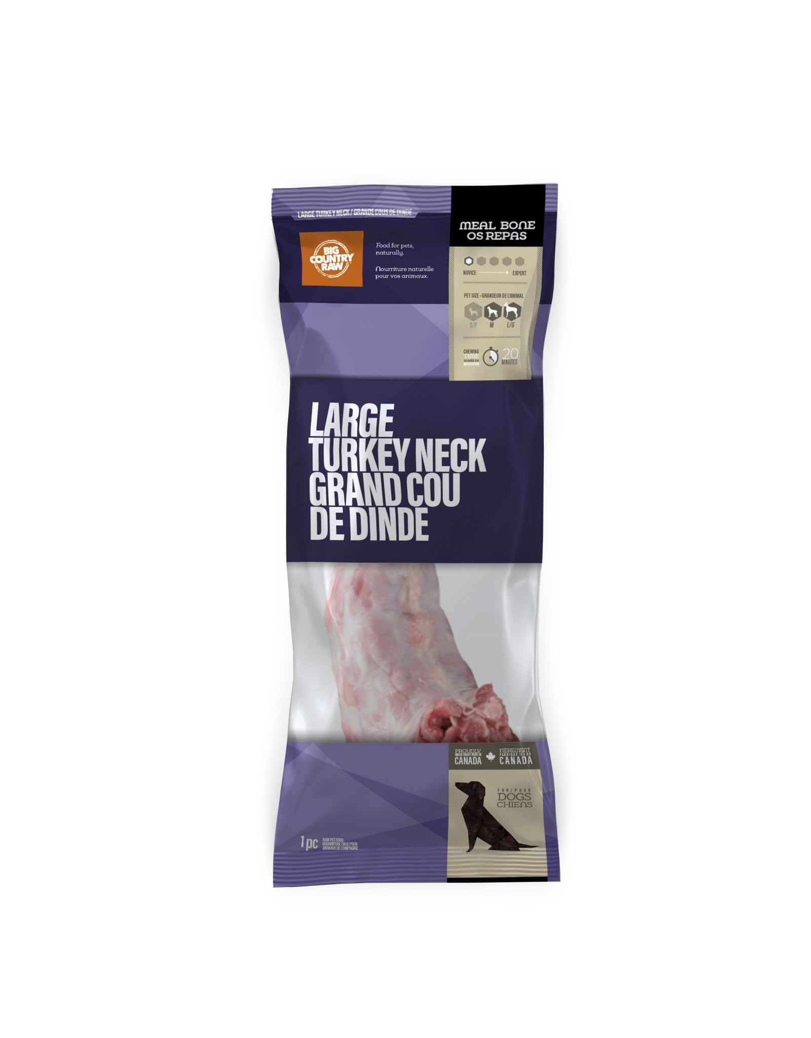 Big Country Raw Big Country Raw Cou de Dinde (1 unité)