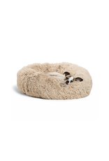 best friend by sheri *DISC* BFBS Donut bed Shag Fur Taupe 23x23''