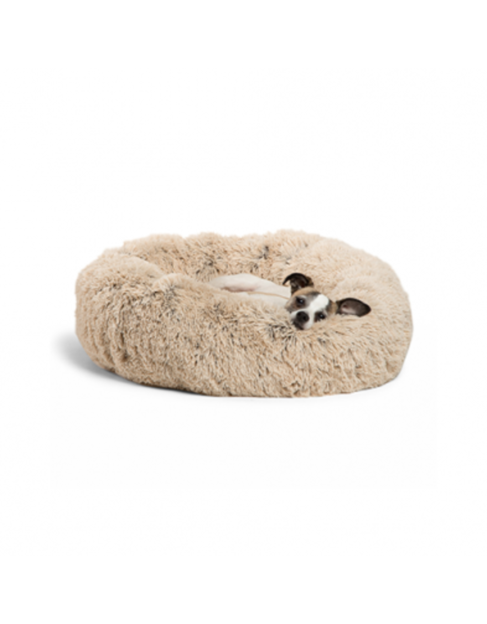 best friend by sheri BFBS Donut bed Shag Fur Taupe 23x23''