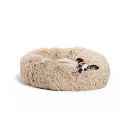 best friend by sheri BFBS Donut bed Shag Fur Taupe 23x23''